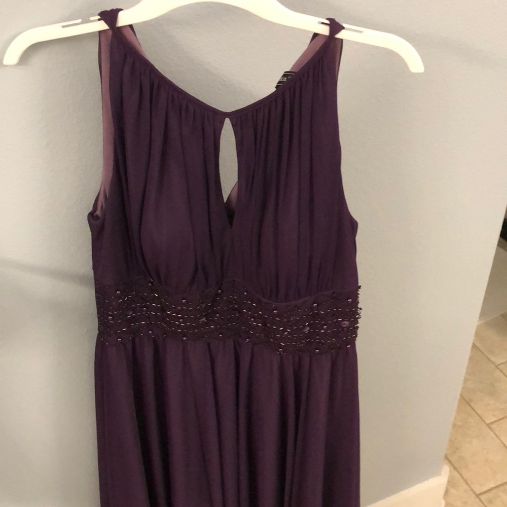 Women’s eggplant cocktail dress